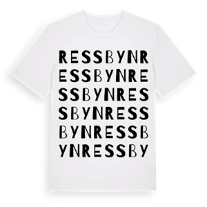 Ressbyn ordlek t-shirt – ekologisk bomull t-shirt från Pinshirt