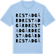 Blue Soul t-shirt med Restad Gård ordlek t-shirt