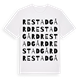 Restad Gård ordlek t-shirt