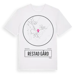 Restad Gård t-shirt – ekologisk bomull t-shirt från Pinshirt