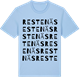 Blue Soul t-shirt med Restenäs ordlek t-shirt