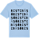 Blue Soul t-shirt med Restenäs ö ordlek t-shirt