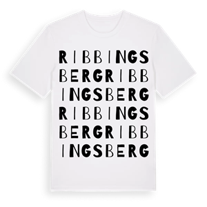 Ribbingsberg ordlek t-shirt – ekologisk bomull t-shirt från Pinshirt