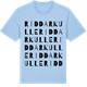 Blue Soul t-shirt med Riddarkulle ordlek t-shirt