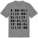 Mid Heather Gray t-shirt med Riddarkulle ordlek t-shirt
