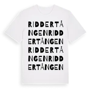 Riddertången ordlek t-shirt – ekologisk bomull t-shirt från Pinshirt