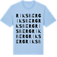 Blue Soul t-shirt med Riksberg ordlek t-shirt