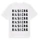 White t-shirt med Riksberg ordlek t-shirt