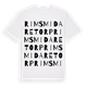 Rimsmidaretorp ordlek t-shirt