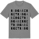 Mid Heather Gray t-shirt med Ringaberget ordlek t-shirt