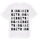 Ringaberget ordlek t-shirt