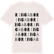 Vintage White t-shirt med Ringabo ordlek t-shirt