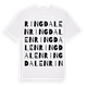 White t-shirt med Ringdalen ordlek t-shirt