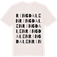 Vintage White t-shirt med Ringdalen ordlek t-shirt
