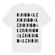 White t-shirt med Ringdalen ordlek t-shirt
