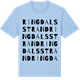 Blue Soul t-shirt med Ringdalsstrand ordlek t-shirt