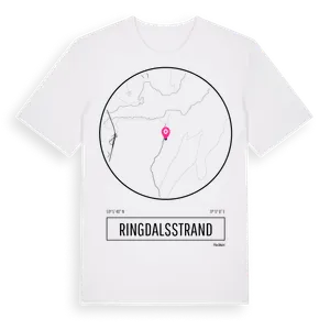 Ringdalsstrand t-shirt – ekologisk bomull t-shirt från Pinshirt