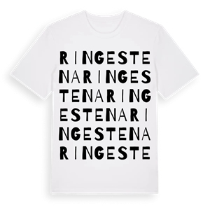 Ringestena ordlek t-shirt – ekologisk bomull t-shirt från Pinshirt
