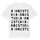 Ringestena ordlek t-shirt