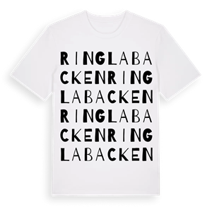 Ringlabacken ordlek t-shirt – ekologisk bomull t-shirt från Pinshirt