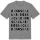Mid Heather Gray t-shirt med Ringsbacka ordlek t-shirt