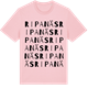 Pink Cotton t-shirt med Ripanäs ordlek t-shirt