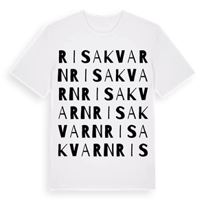 Risa kvarn ordlek t-shirt – ekologisk bomull t-shirt från Pinshirt