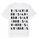 Risa kvarn ordlek t-shirt