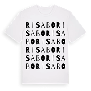 Risabo ordlek t-shirt – ekologisk bomull t-shirt från Pinshirt