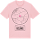 Pink Cotton t-shirt med Risäng t-shirt