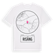 White t-shirt med Risäng t-shirt