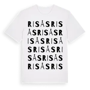 Risås ordlek t-shirt – ekologisk bomull t-shirt från Pinshirt