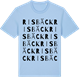 Blue Soul t-shirt med Risbäck ordlek t-shirt