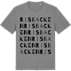 Mid Heather Gray t-shirt med Risbacken ordlek t-shirt