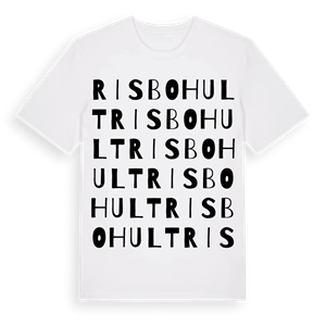 Risbohult ordlek t-shirt – ekologisk bomull t-shirt från Pinshirt