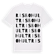 Risbohult ordlek t-shirt