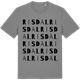 Mid Heather Gray t-shirt med Risdal ordlek t-shirt