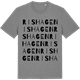 Mid Heather Gray t-shirt med Rishagen ordlek t-shirt