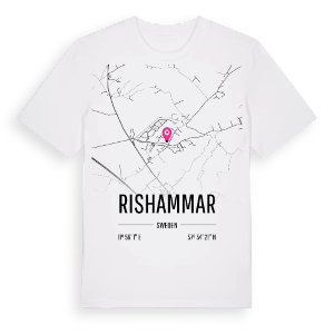 Rishammar karta t-shirt – ekologisk bomull t-shirt från Pinshirt