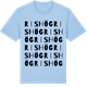 Blue Soul t-shirt med Rishög ordlek t-shirt