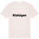 Vintage White t-shirt med Rishögen fetstil t-shirt