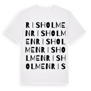 Risholmen ordlek t-shirt – ekologisk bomull t-shirt från Pinshirt