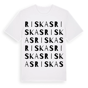 Riskas ordlek t-shirt – ekologisk bomull t-shirt från Pinshirt
