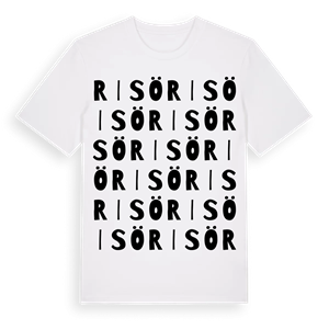 Risö ordlek t-shirt – ekologisk bomull t-shirt från Pinshirt