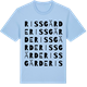 Blue Soul t-shirt med Rissgärde ordlek t-shirt