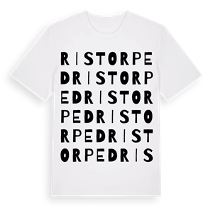 Ristorped ordlek t-shirt – ekologisk bomull t-shirt från Pinshirt
