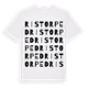 Ristorped ordlek t-shirt