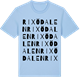 Blue Soul t-shirt med Rixödalen ordlek t-shirt