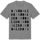 Mid Heather Gray t-shirt med Rixödalen ordlek t-shirt