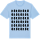 Blue Soul t-shirt med Rö ordlek t-shirt
